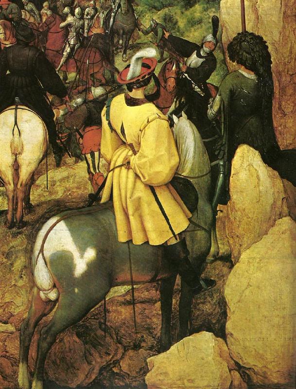Pieter Bruegel detalj fran pauli omvandelse Germany oil painting art